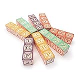 Uncle Goose Swedish ABC Blocks - Made in USA [並行輸入品]