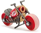 Hape - e-Chopper Bamboo Toy Motorcycle [並行輸入品]