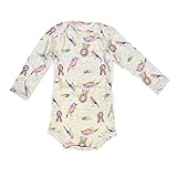 (ocean&ground)オーシャン＆グラウンド 長袖ボディシャツ 新生児 半袖 肌着 1620356 BIRD&ROSETTE ベビー 赤ちゃん 半袖ロンパース 女の子 男の子 ボディスーツ 肌着