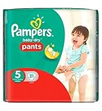 パンパースベビードライパンツサイズ5キャリーパック21 (Pampers) (x6) - Pampers Baby-Dry PANTS Size 5 Carry Pack 21 (Pack of 6)