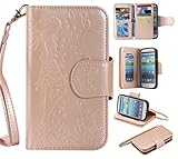 Samsung Galaxy S3 ケース カード収納 手帳型 ウォレット型 スタンド機能 ケース ストラップ付き 落下防止 マグネット開閉式 財布型 カバー Samsung Galaxy S3 ケー