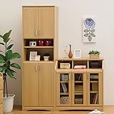 リビング 収納 棚 木製ラック 本棚 免震 バンド で 家具 の 前倒れ を 防止 素材 の 温もり を 感じられる お部屋 WEVERAN ストッカー