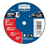 Century Drill and Tool 08313 3-Inch X .035-Inch Cutoff Wheel by Century Drill & Tool