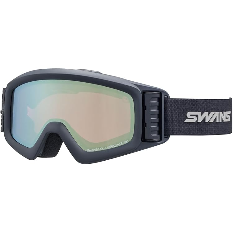 【美品】スワン スノーゴーグル ヘリ（湿度センサー、ターボファン付き）眼鏡対応 Amazon | [スワンズ] 日本製 スノーゴーグル HELI ヘリ HELI