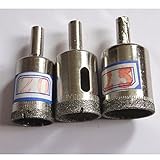 20 mm （ 3/4 ）」） 22 mm （ 7/8 ） 25 mm （ 1 ）のダイヤモンドコーティングドリルビット穴コアドリルを見た