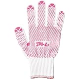 ATOM お買い得パック すべり止め手袋 カービニボン女性用 5双組 女性フリーサイズ 142-LA-5P