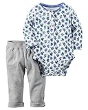 カーターズ Carter's ボディスーツ 長袖 ＆ パンツ 2点セット 2-Piece Bodysuit & Pant Set 18M (78-83cm) [並行輸入品]