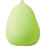 MOGU(モグ) ビーズクッション 黄緑 フィットチェア カバー付 ライトグリーン (全長約55㎝)