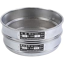 Amazon | karonpeln 実験用ふるい ステンレス篩 標準実験室テスト篩