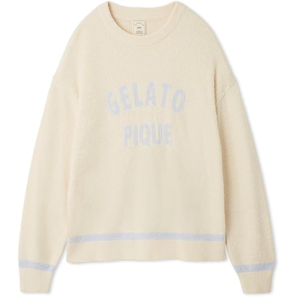 ジェラートピケ　DOG柄ワンポイント裏毛プルオーバー　ダックス　トレーナー gelato pique（ジェラートピケ）の「DOG柄ワンポイント裏毛プル