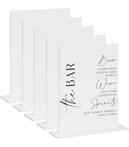 5x7 Inch Black Arch Acrylic Sign with Stand | 10 Pack Blank 5x7 Inch Black Arch Acrylic Sign with Stand | 10 Pack Blank