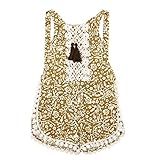 MIOIM ベビー ロンパース 出産祝い 袖なし 連体服 ボディスーツ 花柄 パジャマ ロングパンツ キッズ 新生児 子供服 赤ちゃん 女の子