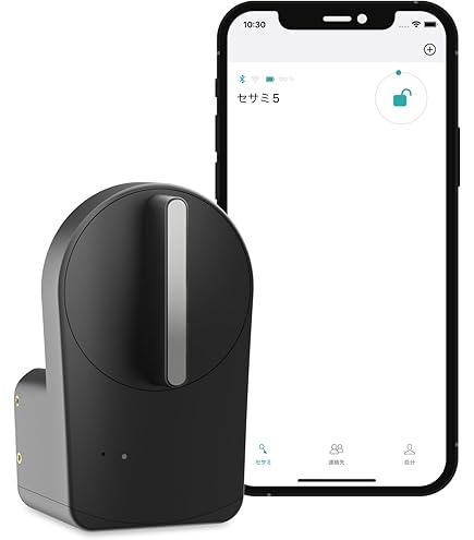 Amazon | CANDY HOUSE スマートロック SESAME 5専用 丸ノブタイプ 延長