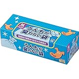 驚異の防臭袋 BOS (ボス) うんちが臭わない袋 ペット用 うんち 処理袋【袋カラー：ブルー】 (Mサイズ 90枚入)