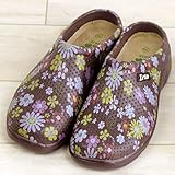 フラワーガーデンシューズ (（37）23.5cm, Brown)