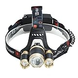 Ruanyi 屋外スポーツをキャンプハイキングのための30W LEDヘッドランプ防水ヘルメットライト