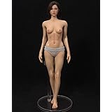 ルールーショップ 1/6 完全超柔軟性 女性 素体 フィギュア 最高級 シームレス ドール ボディ (M) ミディアムバスト 手と足・指可動・選択可能 ボディメイク済 接続部分なし Ver4.0 手と足・指ワイヤーあり(女性特有の部分は付属なし, 美