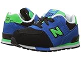 (ニューバランス) New Balance キッズランニングシューズ・・スニーカー・靴 KL574v1 (Infant/Toddler) Black/Blue 7.5 Toddler n/a M [並