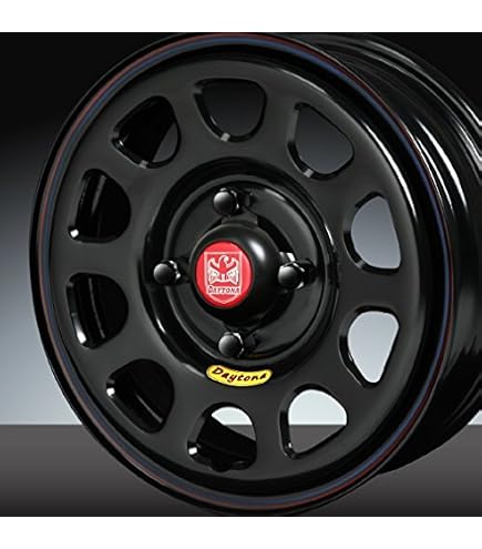 Amazon | 【デイトナスタイル】デイトナブラックスチール14x5.0 +42 4