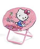 Sanrio Hello Kitty Toddler Saucer Chair, 18 x 18 x 18