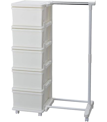 Amazon.co.jp: JEJ SEEDS(シーズ) ハンガーラック & 5段チェスト