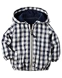 カーターズ Carter's ジャケット コート 前開き フード付き 長袖 ポリエステルポプリン100% Jersey-Lined Buffalo Check Jacket NB (50-55cm)
