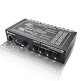 Felimoa オーディオ アクセサリー スピーカーセレクター スイッチング プッシュ式 入力端子