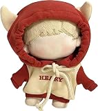 AXLUCE ぬい服-ぬいぐるみ-服-20cm パーカー 人形 (レッド帽子, 20cmぬいぐるみ用)