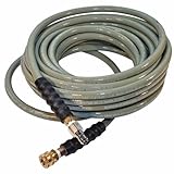 Stens 758-717 Polyester/Steel/Polyurethane Pressure Washer Hose, 4500 psi, 3/8" Inlet, Steel and Pol