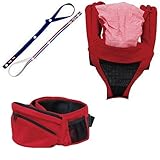 POLBAN　ポルバン　ポーチ本体・ダブルショルダーセット（レッド）おもちゃホルダー付