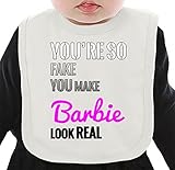 You Are So Fake ネクタイを有する有機ビブ Medium