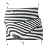 ふわふわパイルボーダー妊婦帯　　グレー　サイズ:ﾏﾀﾆﾃｨ3L