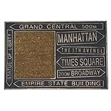 ラバーコイヤーマット　MANHATTAN