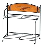 代引不可・同梱不可アビテ(Habiter) ボワフェール・ホールディングラック・2段 ZM-301-BK