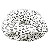 MRZD　ベビーチェア　ローチェア　安全　ふわふわ　暖かい (ブラック雪だるま)