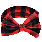 銅ロビンBuffalo PlaidヘッドバンドLittle Girl 'sリボンカチューシャベビーヘアバンド赤ちゃんBow