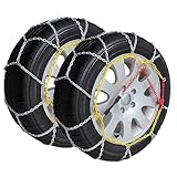 KIYOYO 金属製 タイヤチェーン 軽自動車 165/55R15 155/65R15 165/65R14 150/80R13 155R13 155/80R13 165/70R13 155/70R14 175/65R13 185/60R13 175/60R14 チェーン 簡単装着 9mm 軽 亀甲チェーン TUV/GS規格認証 KN-40