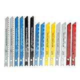 14個のU継手ジグソーパズルセット金属プラスチック製の木材ジグソーツール