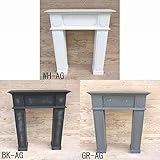 マントルピース【MPR800-A WH BK GR AG】幅800 暖炉　飾り棚　店舗什器　フォトスタジオ (GR)