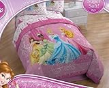 Disney Princess Sheet Set in Twin Size ~ Cinderella, Tiana, Sleeping Beauty & Belle [並行輸入品]