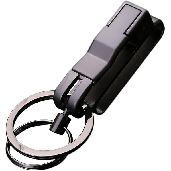 Amazon.co.jp: prendre ベルト キーホルダー キーリング ダブルリング
