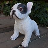 犬の置物 フレンチブルドック いぬ イヌ 動物 ３７４１-００ オーナメント ガーデン オブジェ 庭 ガーデニング インテリア 雑貨 マスコット リ