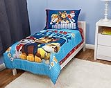 Paw Patrol Here to Help 4 Piece Toddler Bedding Set [並行輸入品]