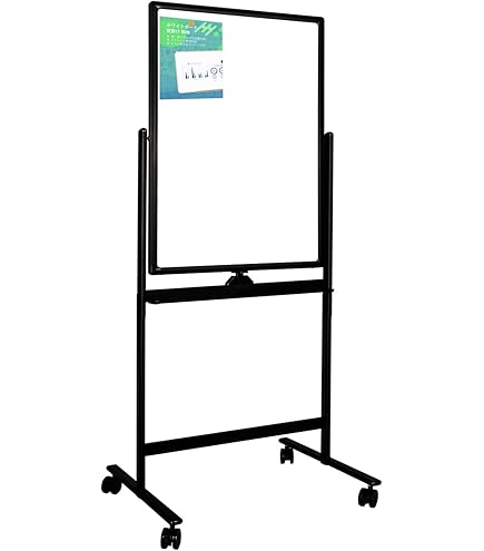 高さ調整可能 両面ホワイトボード Amazon | ホワイトボード 脚付き 高さ調節 両面 無地 1200x900mm