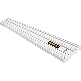 POWERTEC 24 Inch Aluminum Straight Edges, Straight to Within .001'' Over 24'' Machined Flat, Precision Woodworking Tools for 
