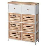 チェスト 収納 スノッフ ワイドチェスト4段 MIP-554WH