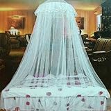 ギルロイエレガントレースベッドキャノピーネッティングラウンドInsect Mosquito Net 60cm by 260cm by 850cm ブルー T7EV155604W1BIL5234