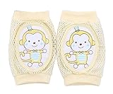 かわいいコットンメッシュベビーレッグウォーマー膝パッド/保護-モンキー