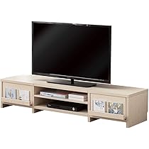 【特別価格】　ワイドローボード ブラウン Amazon｜タンスのゲン テレビ台 幅150cm ロータイプ 木製