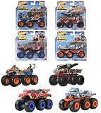 ホットウィール(Hot Wheels) モンスタートラック トランスポーター アソート【 ミニカー 4台入り BOX販売】 【3才~】 986B-HWN86